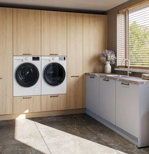 Bijkeuken Springfield Eiken Como / Seattle Sky